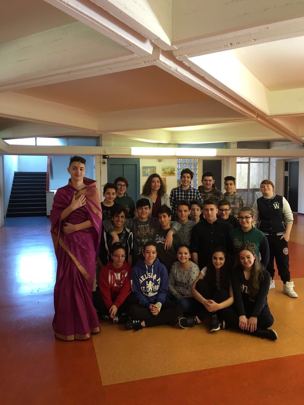 classe 3B e docente Francesca Repetto